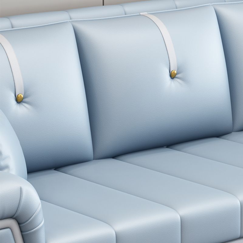 ボンドレザーソファ布団スカンジナビア布団スリーパーソファベッドと保管