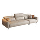 Contemporary Sectional Sofa Cushion Back Faux Leather Sectionals