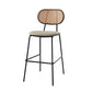 Scandinavian Low Back Armless Stool Velvet Upholstered Counter Stool Clearhalo 'Bar Furniture' 'Bar Stools' 'bar_stools' 'furn' 'furn_bar_stools' 'Furniture' 'Kitchen & Dining Furniture' 1200x1200_879d4e37-9468-46bd-bb6e-437e40e844bf