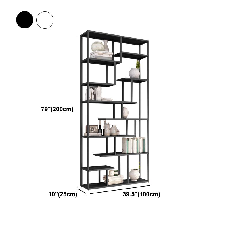 Industrial Metal Etagere Bookshelf Open Iron Bookshelf for Home Office Clearhalo 'Bookcases' 'furn' 'furn_bookcases' 'Furniture' 'furniture_bookcases' 'kitchen' 'kitchen_bookcases' 'Living Room Furniture' 'Office Furniture' 1200x1200_87a22c64-bd3a-469c-b054-4f9e223010f6
