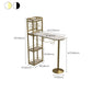 Modern 1/3 Pieces Bar Table Set Stone Counter Table with Rotatable Stools for Living Room Clearhalo 'Bar Furniture' 'furn' 'furn_home_bar_bar_sets' 'Furniture' 'Home Bars & Bar Sets' 'home_bar_bar_sets' 'Kitchen & Dining Furniture' 1200x1200_87a2835e-5145-44cb-99af-76b685d35a88