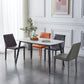 Modern Leather Dining Room Chair Metal Armless Chair for Home Use (Set of 2) Clearhalo ' kitchen&dining_furn' 'Dining Chairs' 'Dining Tables & Seating' 'dining_chair' 'furn' 'furn_dining_chair' 'Furniture' 'furniture_dining_chair' 'Kitchen & Dining Furniture' 'kitchen' 1200x1200_87a35270-929d-4d5b-ae87-607e891c1124