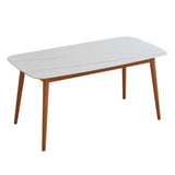 Sintered Stone Top Dining Table Rectangle Table with Wooden Base and 4 Legs Clearhalo ' dining_table' 'Dining Tables & Seating' 'Dining Tables' 'furn' 'furn_dining_table' 'Furniture' 'furniture_dining_table' 'Kitchen & Dining Furniture' 'kitchen&dining_furn' 'kitchen' 'kitchen_dining_table' 1200x1200_87add527-8335-4358-842e-6f494faf6665