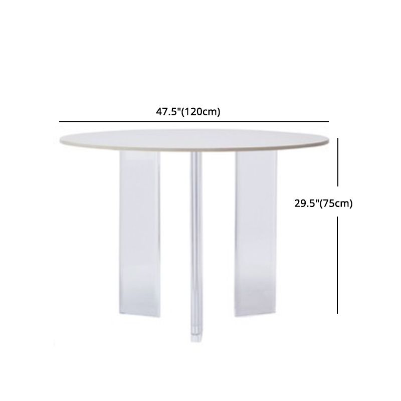 Modern 1/2/3 Pieces Dining Set Round Stone Dining Table for Dining Room Clearhalo 'Dining Room Sets' 'Dining Tables & Seating' 'dining_room_set' 'furn' 'furn_dining_room_set' 'Furniture' 'furniture_dining_room_set' 'Kitchen & Dining Furniture' 1200x1200_87aeacfe-853d-4998-aa21-a2d4e100f8b2