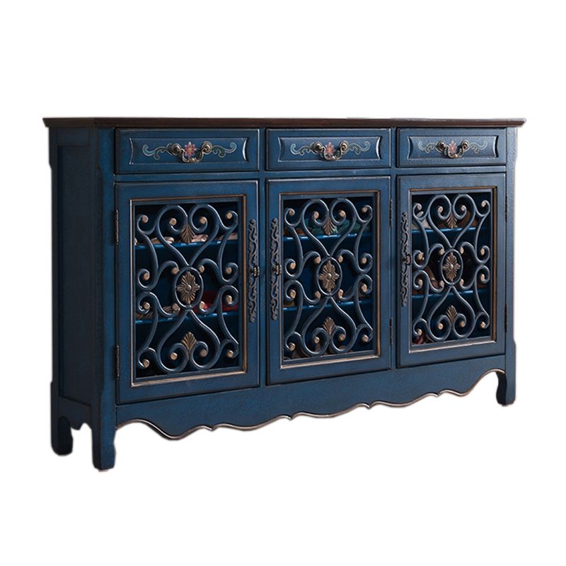 Industrial Cabriole Legs Storage Cabinet Solid Wood Storage Cabinet Clearhalo 'Cabinets & Chests' 'cabinets_chests' 'furn' 'furn_cabinets_chests' 'Furniture' 'Living Room Furniture' 1200x1200_87afb171-236c-4210-8978-ac456e88e686