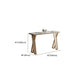 Rectangle Metal Base Bar Table Glam Sintered Stone Top Bistro Bar Table Clearhalo 'Bar Furniture' 'Bar Tables' 'bar_tables' 'furn' 'furn_bar_tables' 'Furniture' 'Kitchen & Dining Furniture' 1200x1200_87b062bf-fda3-486a-a88c-6906c8e1a0cf