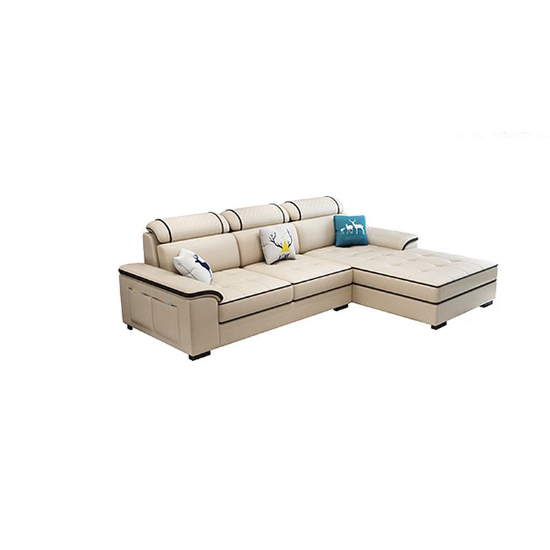 Pillow Top Arm Sofa and Chaise Cushions Back Sectionals with Storage Clearhalo 'furn' 'furn_sectionals' 'Furniture' 'furniture_sectionals' 'Living Room Furniture' 'Sectionals' 1200x1200_87b10fd7-df78-4e7d-85bb-4121e7f36307