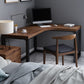 29,25 inch Hoogte Industrial Office Desk Solid Wood L-Shape Writing Desk