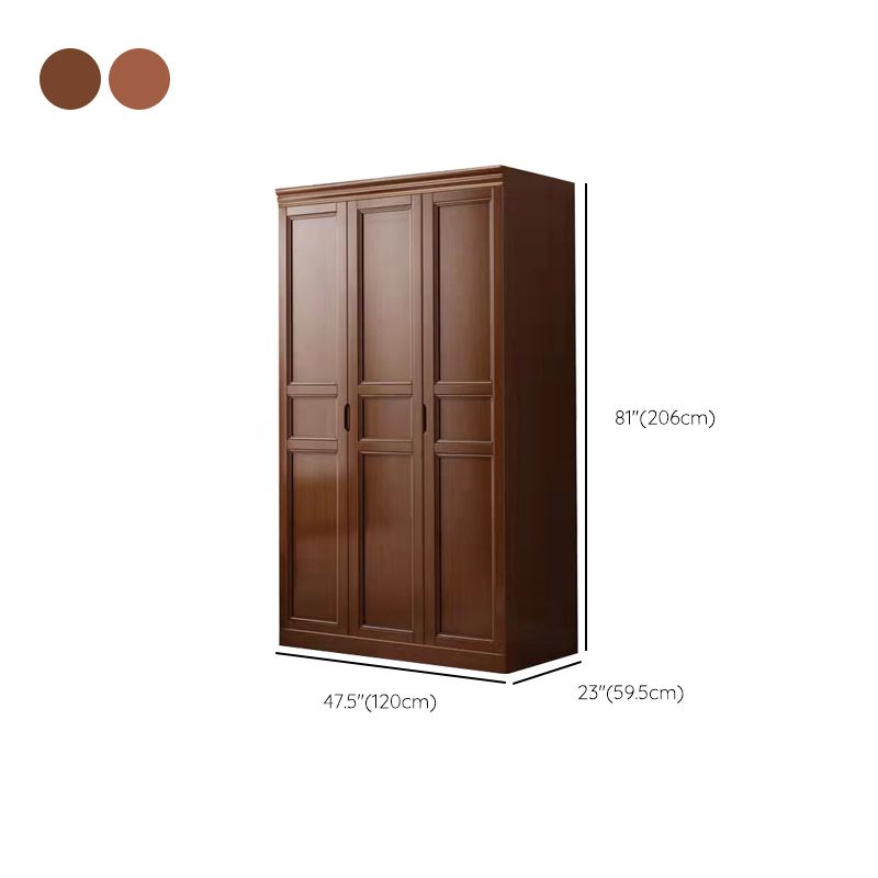 Matte Finish Cabinet for Bedroom Traditional Rubberwood Storage Cabinet Clearhalo 'Armoires & Wardrobes' 'armoires_wardrobes' 'Bedroom Furniture' 'furn' 'furn_armoires_wardrobes' 'Furniture' 1200x1200_87b1d5a5-fab3-4794-8285-01854d0347f7
