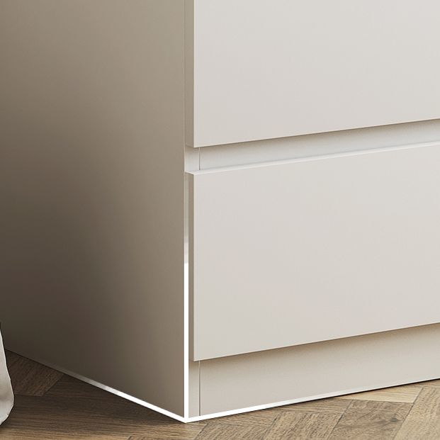 Cassettiera contemporanea doppia in legno per camera da letto