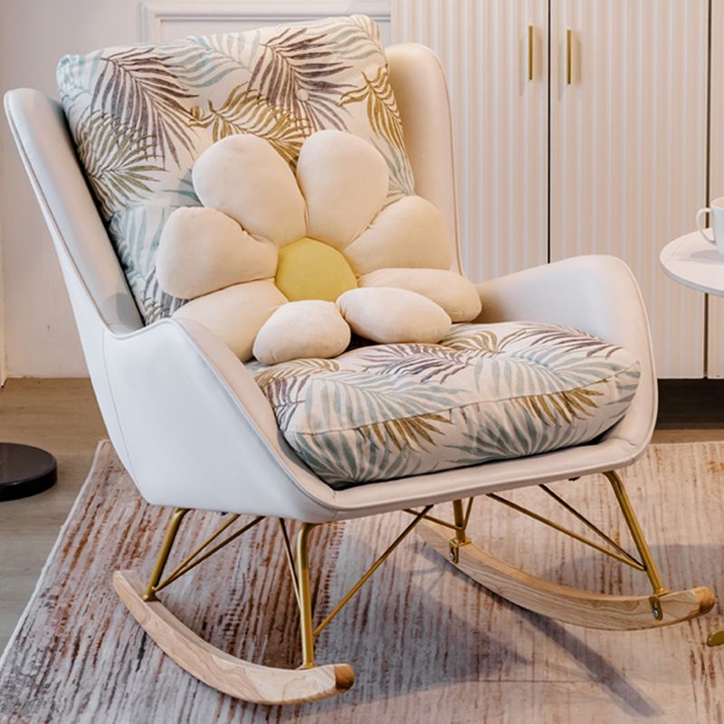 Moderner Stil leichter Luxus -Chaise Lazy Sofa Stuhl Freizeit Lounge Schaukelstuhl