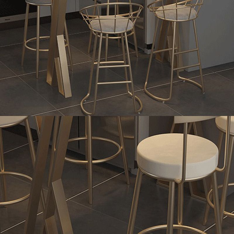 White Glam Style Table Iron and Faux Marble Milk Tea Shop Bar Table Clearhalo 'Bar Furniture' 'Bar Tables' 'bar_tables' 'furn' 'furn_bar_tables' 'Furniture' 'furniture_bar_tables' 'Kitchen & Dining Furniture' 1200x1200_87b65b8f-20b4-4803-a50d-a73e0be18b90