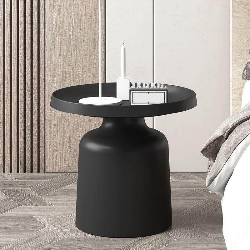 19" Wide Contemporary Corner Table Metal Round Accent Side Table Clearhalo 'Coffee & Accent Tables' 'End & Side Tables' 'end_side_tables' 'furn' 'furn_end_side_tables' 'Furniture' 'Living Room Furniture' 1200x1200_87bc6864-8323-49d5-bc7a-f51ef2a5ef06