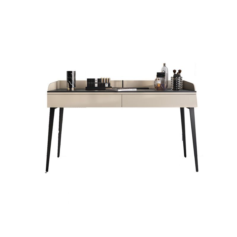 2-Drawer Make-up Vanity Contemporary Makeup Vanity Desk Table Clearhalo 'Bedroom Furniture' 'furn' 'furn_makeup_vanities' 'Furniture' 'Makeup Vanities' 'makeup_vanities' 1200x1200_87bd3dfb-da3a-4b61-a62c-76a8995189b0