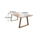 Solid Wood Contemporary Rectangular Table Wood Top Table with Sled Base Clearhalo ' dining_table' 'Dining Tables & Seating' 'Dining Tables' 'furn' 'furn_dining_table' 'Furniture' 'furniture_dining_table' 'Kitchen & Dining Furniture' 'kitchen&dining_furn' 'kitchen' 'kitchen_dining_table' 1200x1200_87bf1ec2-4e12-4ddb-aa7a-1cce362eb288