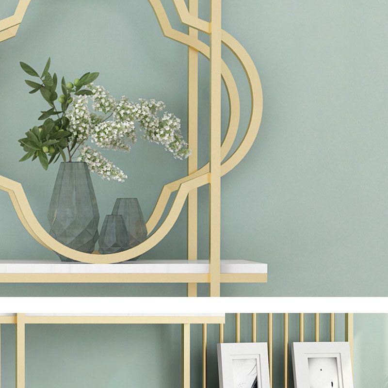 11.81"W Bookcase Glam Style Open Back Bookshelf for Office Study Room Home Clearhalo 'Bookcases' 'furn' 'furn_bookcases' 'Furniture' 'furniture_bookcases' 'kitchen' 'kitchen_bookcases' 'Living Room Furniture' 'Office Furniture' 1200x1200_87c1f033-319a-487c-80ec-f86ad43e3e7c