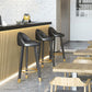 Scandinavian Style Bar-stool Steel Legs Round Seat Single Counter Stool for Kitchen Bar Clearhalo 'Bar Furniture' 'Bar Stools' 'bar_stools' 'furn' 'furn_bar_stools' 'Furniture' 'furniture_bar_stools' 'Kitchen & Dining Furniture' 1200x1200_87c204d5-96ec-4bda-8adf-6a9d9b515bcb