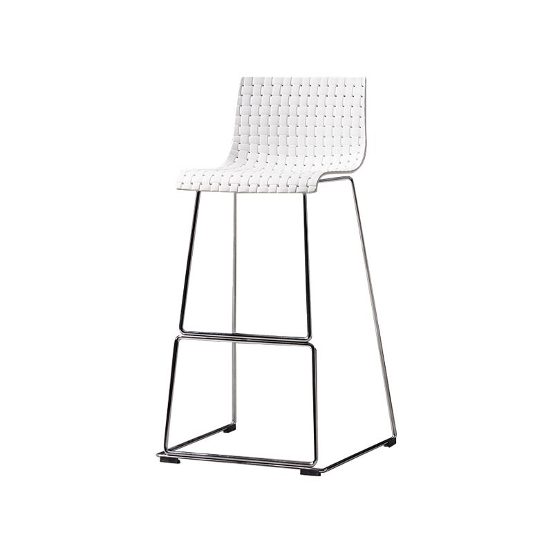 Industrial Bar-stool Plastic Counter Bar Stool for Kitchen Bar with Metal Legs Clearhalo 'Bar Furniture' 'Bar Stools' 'bar_stools' 'furn' 'furn_bar_stools' 'Furniture' 'furniture_bar_stools' 'Kitchen & Dining Furniture' 1200x1200_87c524e5-28f3-47cc-86fa-e1512091d279