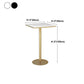 Nordic Marble Bar Table 42-inch Height Gold Metal Base Bistro Table Clearhalo 'Bar Furniture' 'Bar Tables' 'bar_tables' 'furn' 'furn_bar_tables' 'Furniture' 'furniture_bar_tables' 'Kitchen & Dining Furniture' 1200x1200_87c6f329-d099-4ed8-a9e0-696388d24e03