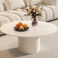 Contemporary Cocktail Table Round White Pedestal Coffee Cocktail Table Clearhalo 'Coffee & Accent Tables' 'Coffee Tables' 'coffee_tables' 'furn' 'furn_coffee_tables' 'Furniture' 'Living Room Furniture' 1200x1200_87c7132e-9ab1-4e5a-ba13-083712fad880