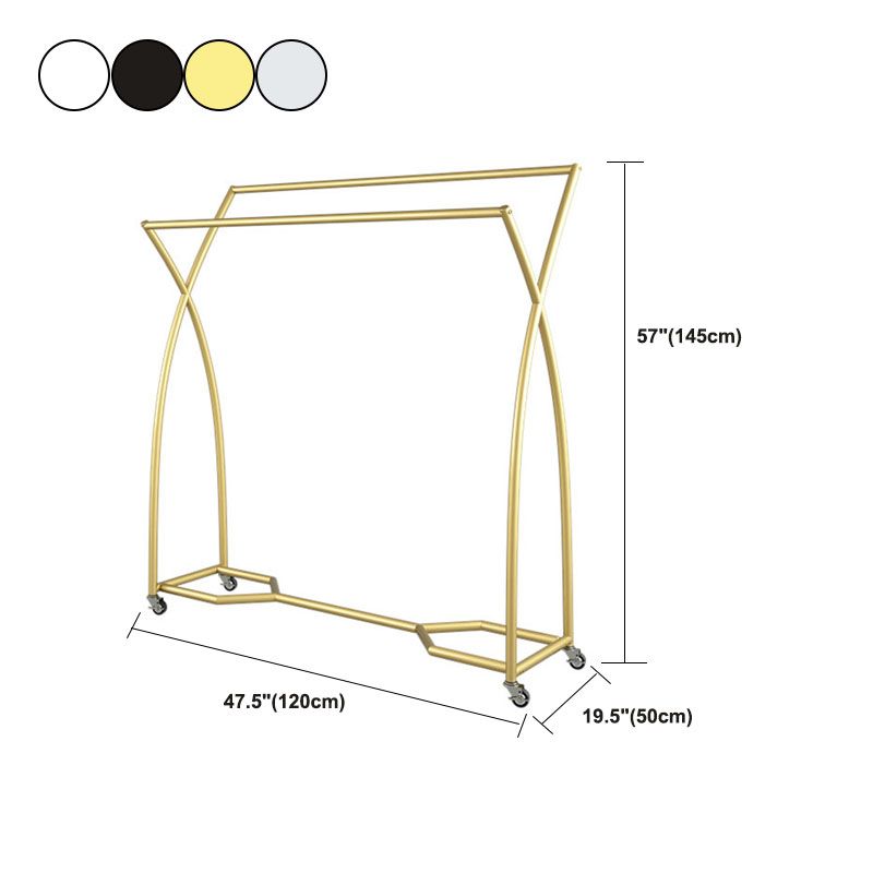Modern kapselhangende rail vrijstaand jas hanger woonkamer