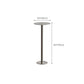 Industrial Pedestal Bar Table 43.3"H Metal Bistro Bar Desk in Silver