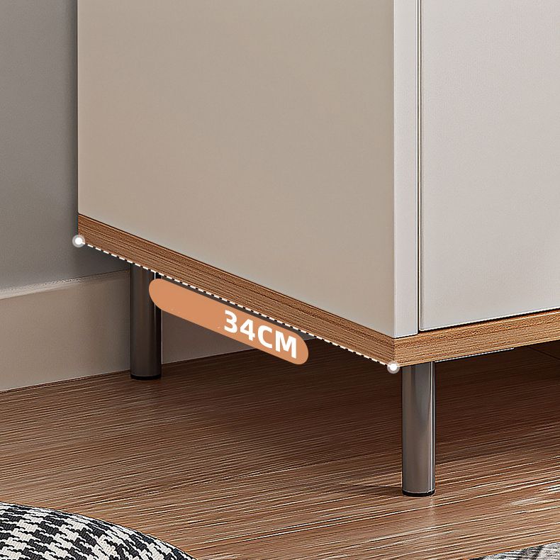 Knobs Storage Cabinet Square Straight Legs Wood Chest With Doors Clearhalo 'Cabinets & Chests' 'cabinets_chests' 'furn' 'furn_cabinets_chests' 'Furniture' 'Living Room Furniture' 1200x1200_87c9ebd9-87e9-4ece-a5af-87efc9ba34f6