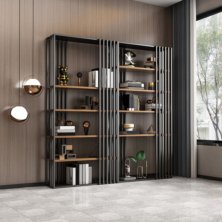 Open Metal Etagere Bookcase Industrial Shelf Bookcase with Shelves Clearhalo 'Bookcases' 'furn' 'furn_bookcases' 'Furniture' 'furniture_bookcases' 'kitchen' 'kitchen_bookcases' 'Living Room Furniture' 'Office Furniture' 1200x1200_87ca7f63-abaf-4607-9b02-f1094effe9c7