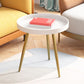 3/4 Legs Base Design Round Metal/wood Table Modern Style Coffee Table