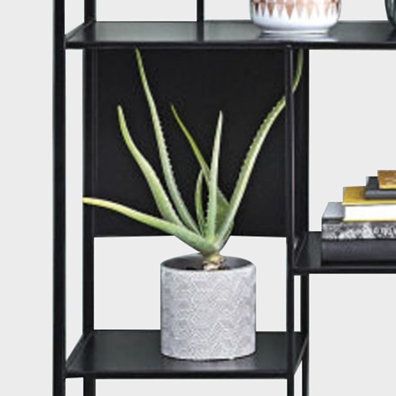 Industrial Style Metal Bookshelf Black Open Shelf Bookcase for Office Clearhalo 'Bookcases' 'furn' 'furn_bookcases' 'Furniture' 'furniture_bookcases' 'kitchen' 'kitchen_bookcases' 'Living Room Furniture' 'Office Furniture' 1200x1200_87cb9db3-e0da-4d2a-b9e2-6932a4c918c9