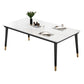 Industrial Style Home Sintered Stone Dining Table Rectangle Shape Table with 4 Legs Base Clearhalo ' dining_table' 'Dining Tables & Seating' 'Dining Tables' 'furn' 'furn_dining_table' 'Furniture' 'furniture_dining_table' 'Kitchen & Dining Furniture' 'kitchen&dining_furn' 'kitchen' 'kitchen_dining_table' 1200x1200_87cd7d03-df37-439b-a6e4-a3801fab4e94
