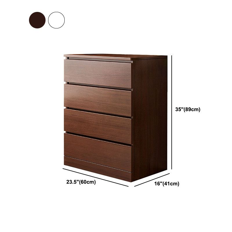 23.5" X 16" Vertical Storage Chest Modern Wood Storage Chest in White and Brown Clearhalo 'Bedroom Furniture' 'Dressers & Chests' 'dressers_chests' 'furn' 'furn_dressers_chests' 'Furniture' 1200x1200_87cee5d3-cc44-47ea-844a-85b4cb6e3e7f