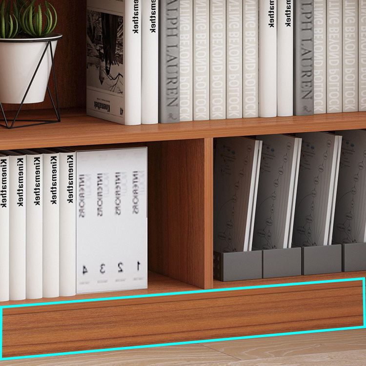 Closed Back Bookcase Contemporary Style Bookshelf for Home Office Study Room Clearhalo 'Bookcases' 'furn' 'furn_bookcases' 'Furniture' 'furniture_bookcases' 'Office Furniture' 1200x1200_87cf10ba-9b90-4e5d-9e4e-6e0afcdb652a