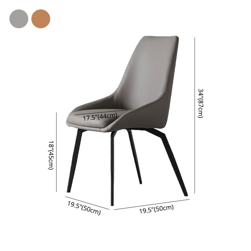 Contemporary Dining Chair Dining Arm Side Chairs for Kitchen with Metal Legs Clearhalo 'Dining Chairs' 'Dining Tables & Seating' 'dining_chair' 'furn' 'furn_dining_chair' 'Furniture' 'Kitchen & Dining Furniture' 1200x1200_87cf292c-b3b7-4601-b410-e607aab9efa7