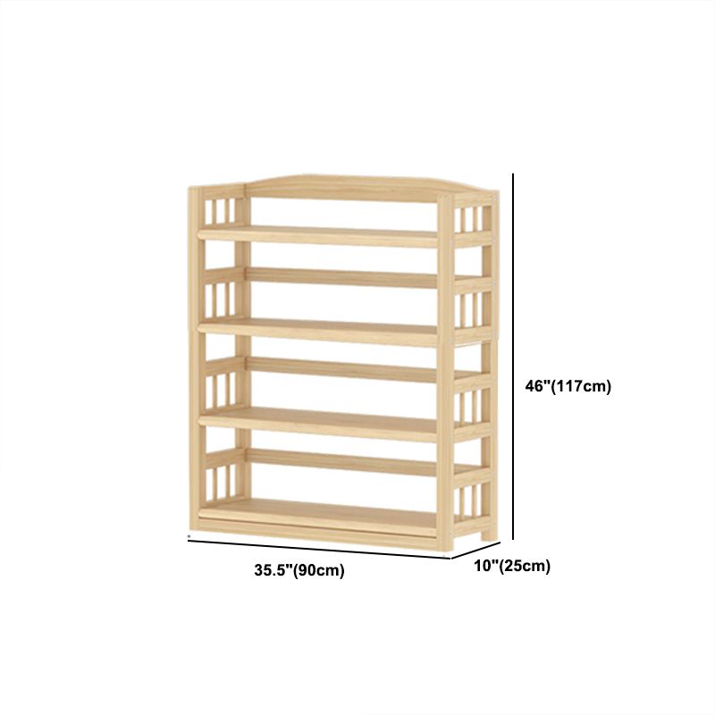 Contemporary Pine Shelf Bookcase Standard Natural Open Bookcase Clearhalo 'Bookcases' 'furn' 'furn_bookcases' 'Furniture' 'Office Furniture' 1200x1200_87d0221f-7744-479d-9fa9-f1af803d82d6