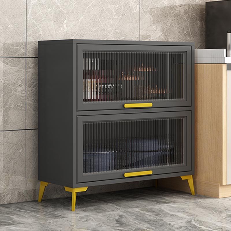 Manufactured Wood Dining Server Glam Glass Doors Server for Home Clearhalo 'buffet_sideboard' 'Buffets & Sideboards' 'furn' 'furn_buffet_sideboard' 'Furniture' 'Kitchen & Dining Furniture' 1200x1200_87d0ad2f-3dd9-44f1-a2b4-b2cf45cfcf85