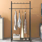 Glam Coat Rack Metal Framed Hanging Rail and Lower Shelf Coat Hanger Clearhalo 'Entry & Mudroom Furniture' 'furn' 'furn_hall_tree_coat_racks' 'Furniture' 'Hall Trees & Coat Racks' 'hall_tree_coat_racks' 1200x1200_87d372d5-266d-4bb1-81bd-120b09a565c4