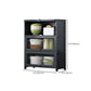 Contemporary Black Buffet Server Bamboo Dining Server for Kitchen Clearhalo 'buffet_sideboard' 'Buffets & Sideboards' 'furn' 'furn_buffet_sideboard' 'Furniture' 'Kitchen & Dining Furniture' 1200x1200_87d4f3b8-67a3-4231-9c56-6c087dd035e9