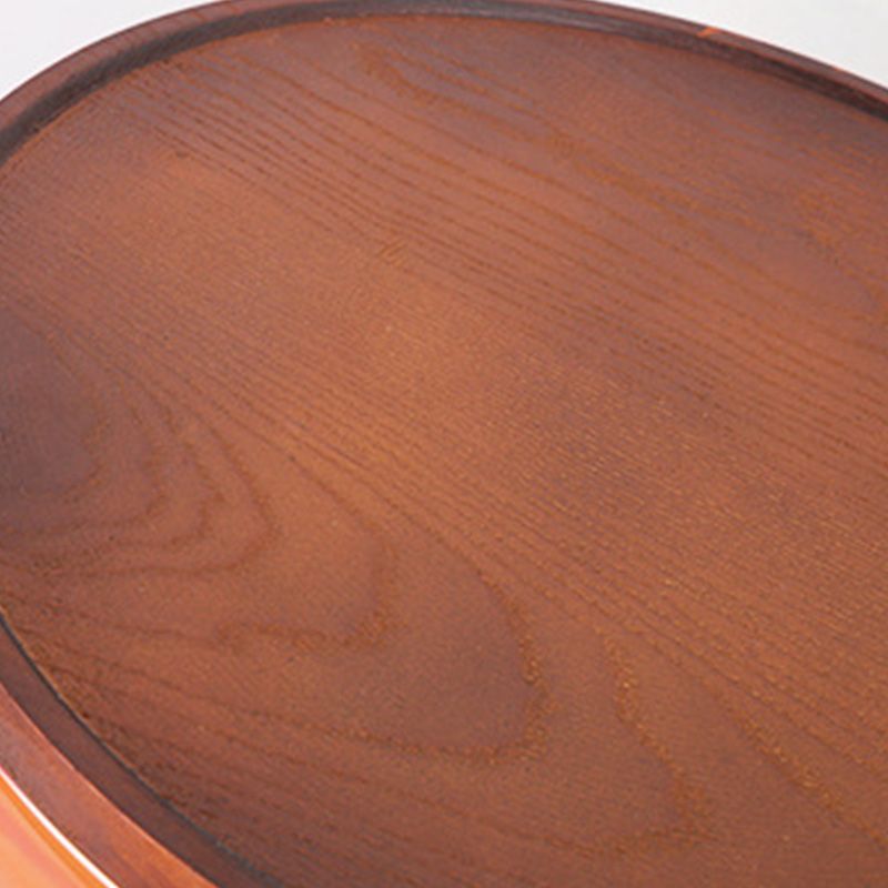 Zeitgenössischer runder Glas Couchtisch mit Sockelbasis -Cocktailtisch