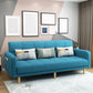 Biscuit Back Square Arm Modern Sleeper with Foldable Convertible Sleeper Clearhalo 'furn' 'furn_sofas' 'Furniture' 'furniture_sofas' 'kitchen' 'kitchen_sofas' 'Living Room Furniture' 'Sofa' 'sofas' 1200x1200_87d6033f-96d1-404c-ab0a-be5a5bf887a7