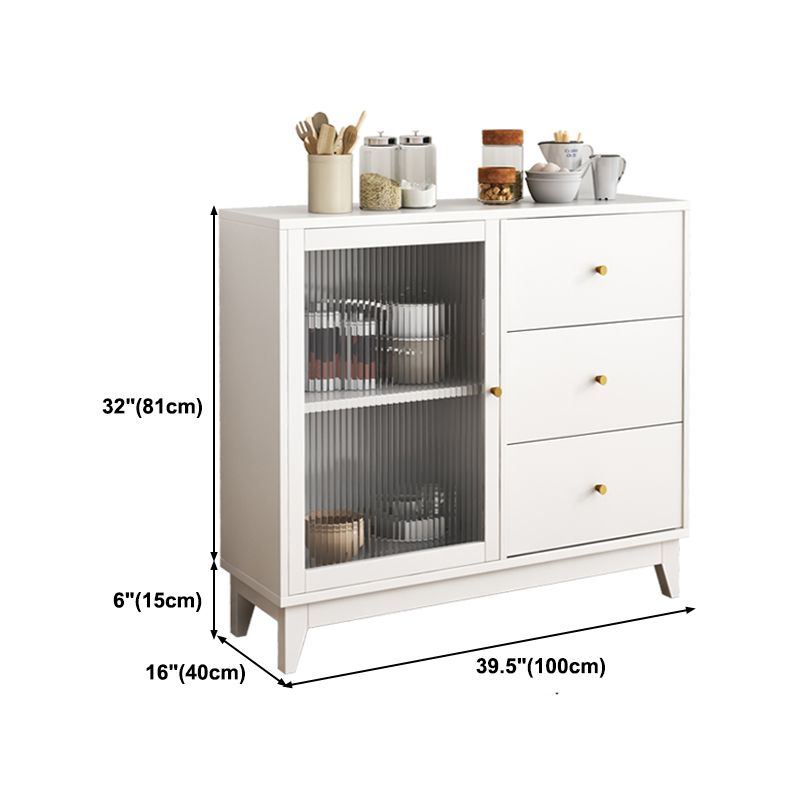 Ritmo rettangolare sideboard mobile da cucina in legno contemporaneo