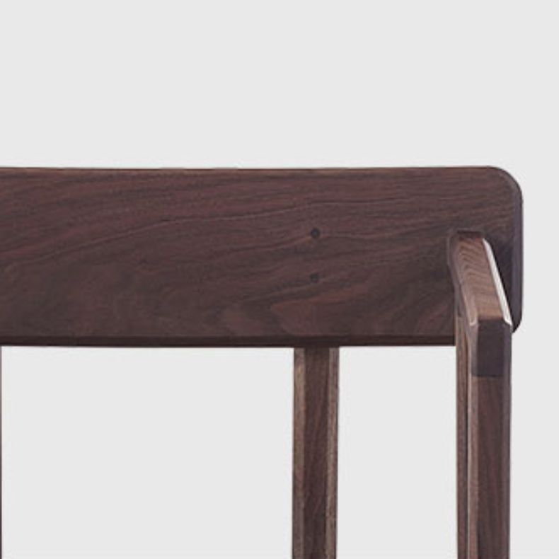Massiver Holzarm Stuhl offener Essarm Stuhl für Esszimmer