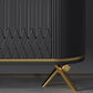 Glam Stone Top Sideboard Engineered Wood Side Board with Gold Legs Clearhalo 'buffet_sideboard' 'Buffets & Sideboards' 'furn' 'furn_buffet_sideboard' 'Furniture' 'Kitchen & Dining Furniture' 1200x1200_87dd7536-1203-49ad-b3d9-bea3332985f5