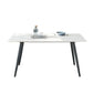 Stone Top Dining Table Rectangle Dining Table with Wood Steel Base in Black Clearhalo 'Dining Tables & Seating' 'Dining Tables' 'dining_table' 'furn' 'furn_dining_table' 'Furniture' 'furniture_dining_table' 'Kitchen & Dining Furniture' 'kitchen' 'kitchen_dining_table' 1200x1200_87de300d-2a44-4da0-b7ee-5aba2618f870