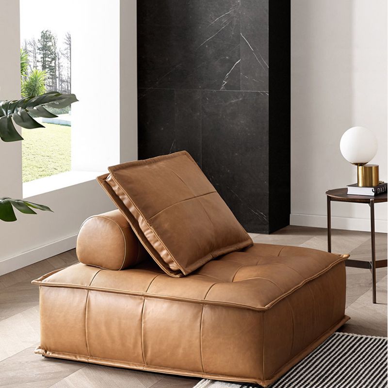 Echter Leder -armloser Sofa -Sofa für armlose Sofa für Wohnung