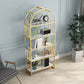 70.9" H X 11.8" W Modern Book Shelf Metal Open Bookcase for Home Office