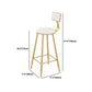 Glam Style 1/2/3 Pieces Bar Table Set Rectangle Bar Table with High Stools for Home Clearhalo 'Bar Furniture' 'furn' 'furn_home_bar_bar_sets' 'Furniture' 'Home Bars & Bar Sets' 'home_bar_bar_sets' 'Kitchen & Dining Furniture' 1200x1200_87e4c437-31a1-482a-b51b-ae8036be6fd1