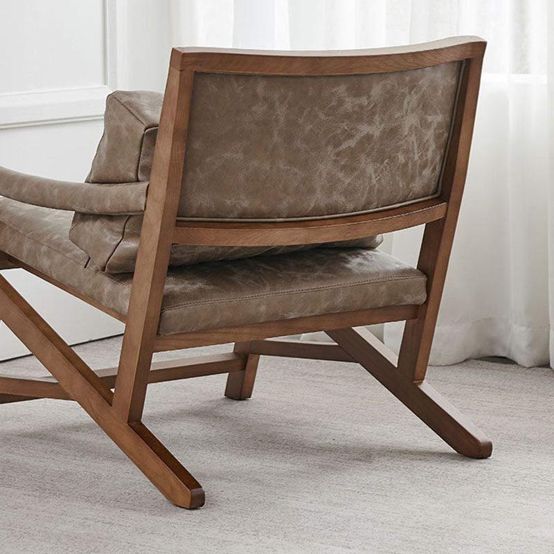 Traditional Style Kitchen Dining Chair Dining Arm Side Chair with Wooden Legs Clearhalo 'Dining Chairs' 'Dining Tables & Seating' 'dining_chair' 'furn' 'furn_dining_chair' 'Furniture' 'Kitchen & Dining Furniture' 1200x1200_87e62d03-0e35-4382-9ff1-3262d2ecef7e