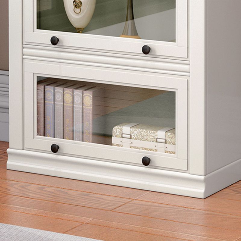 12.80"W Bookcase Contemporary Style Solid Wood Bookshelf for Home Office with Doors Clearhalo 'Bookcases' 'furn' 'furn_bookcases' 'Furniture' 'furniture_bookcases' 'Office Furniture' 1200x1200_87e66dd1-065e-4430-b370-73de38a76f55