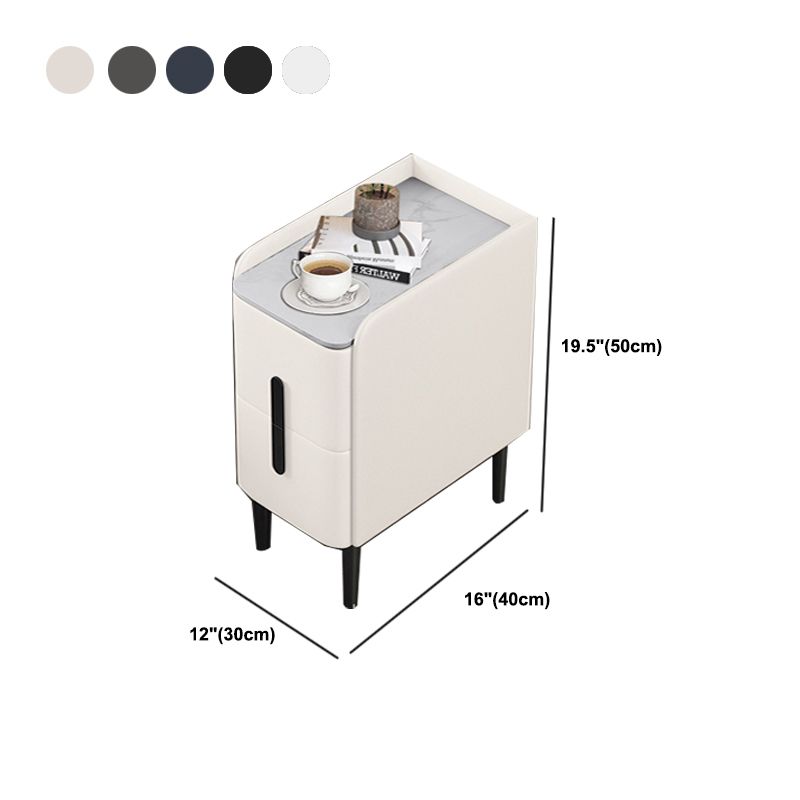 Modem & zeitgenössischer Nachtkabinett 2 - Schubladen Akzenttisch Nachttisch